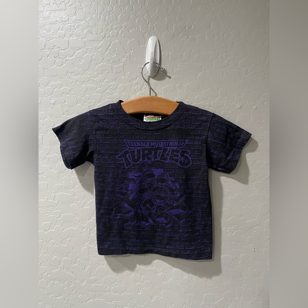 Vintage Teenage Mutant Ninja‎ Turtles AOP SS Shirt Toddler 3T